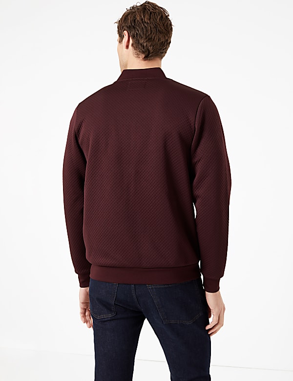 Jacquard Baseball Jacket