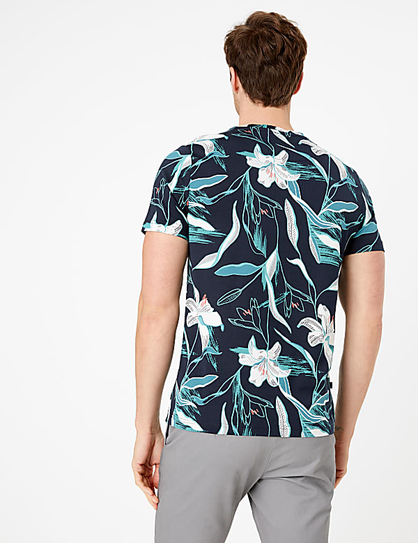 Premium Cotton Slim Fit Print T-Shirt