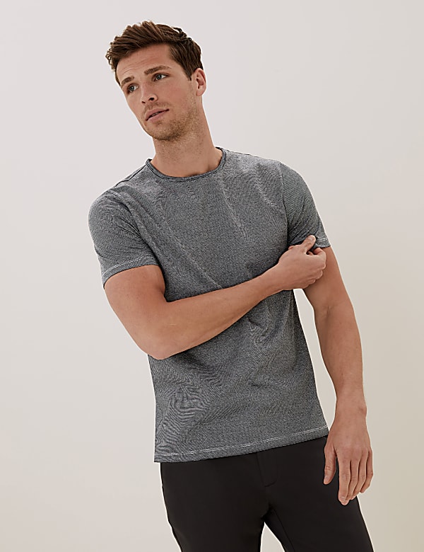 Premium Pure Cotton Striped T-Shirt