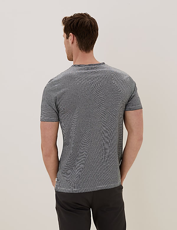 Premium Pure Cotton Striped T-Shirt