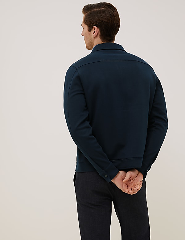 Premium Cotton Textured Overshirt