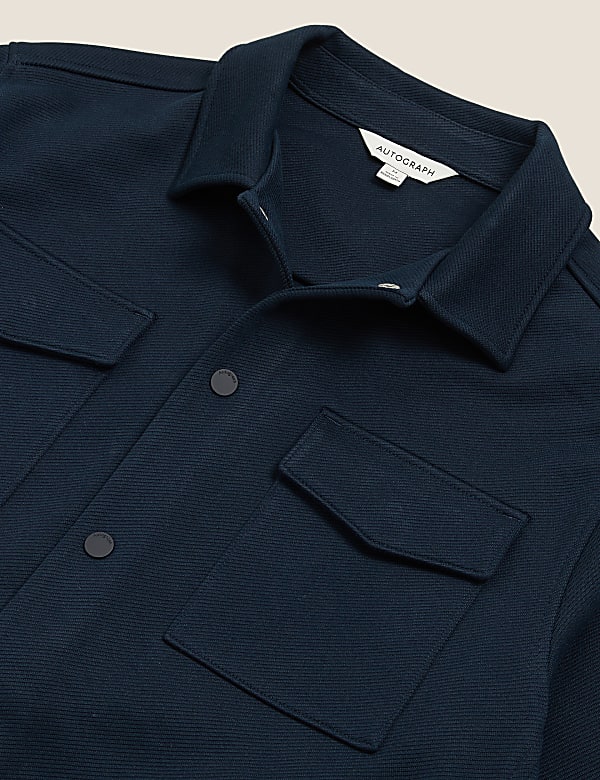 Premium Cotton Textured Overshirt
