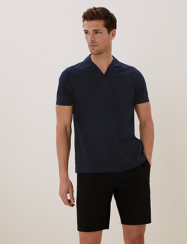 Premium Cotton Revere Polo Shirt