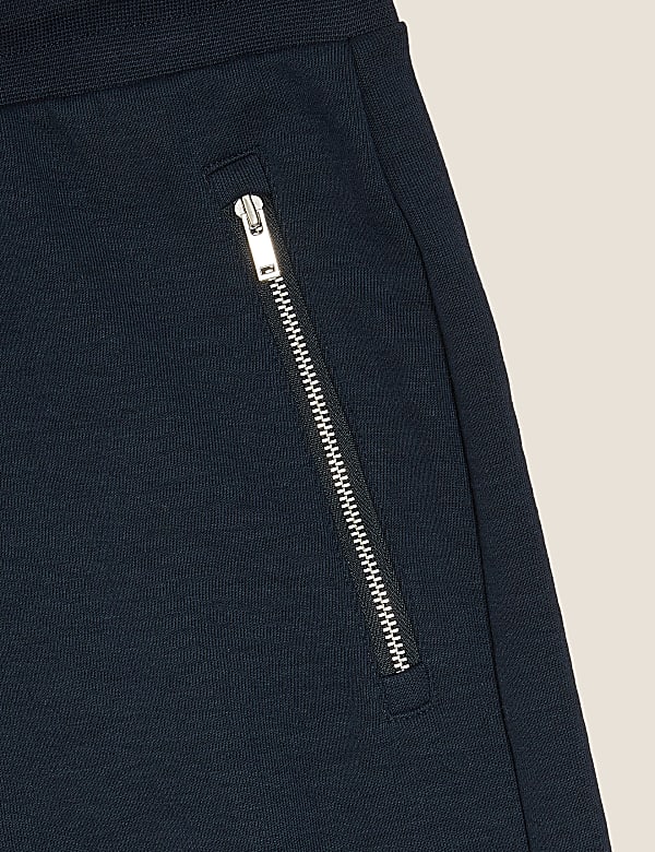 Cotton Rich Zip Pocket Shorts