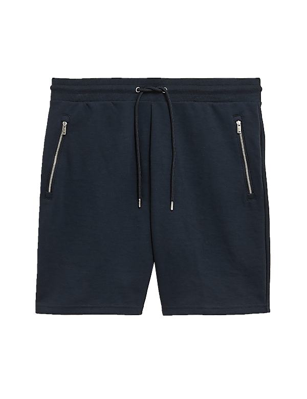 Cotton Rich Zip Pocket Shorts