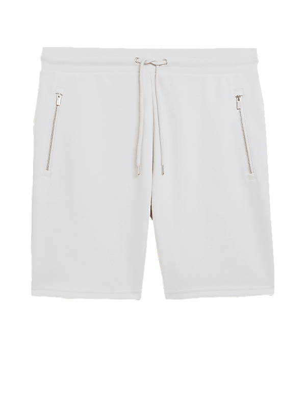 Buy Cotton Rich Zip Pocket Shorts at Marks Spencer