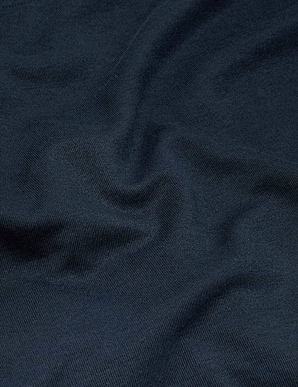 Cotton Blend Half Zip Sweatshirt