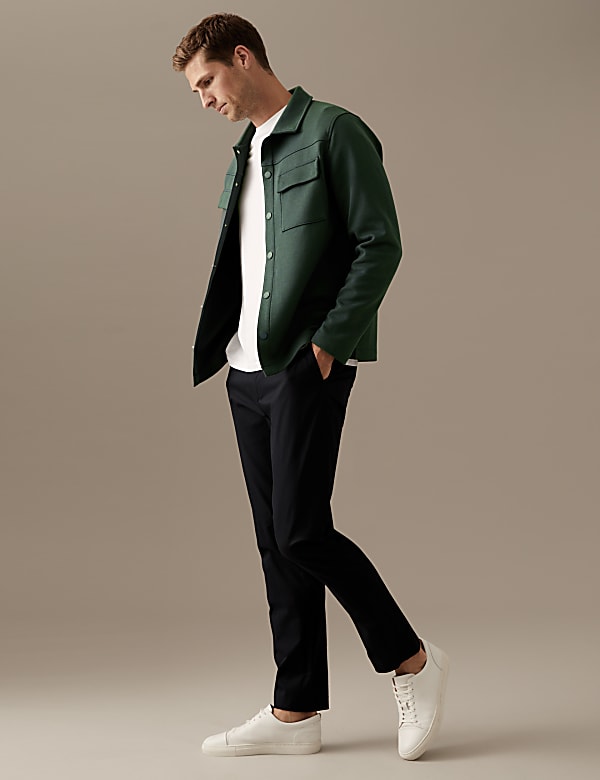 Cotton Blend Overshirt