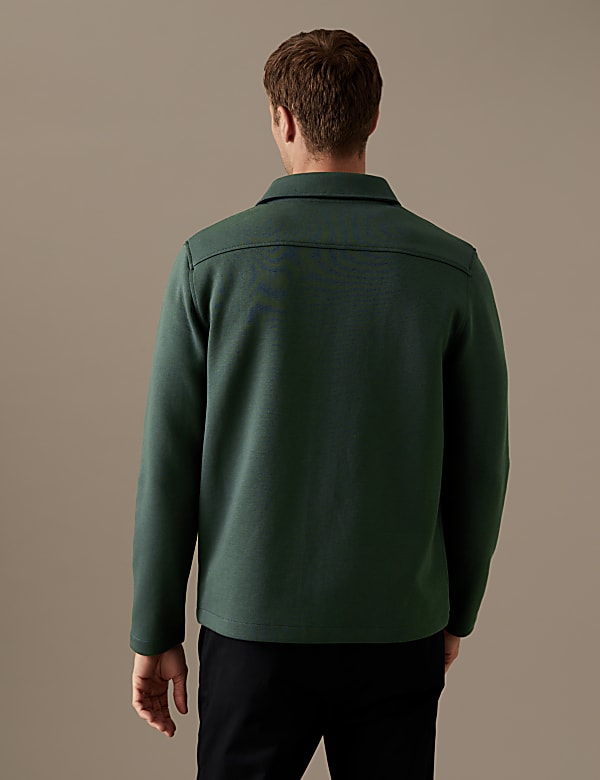 Cotton Blend Overshirt