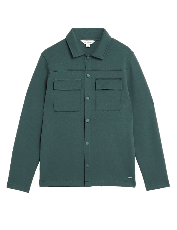 Cotton Blend Overshirt