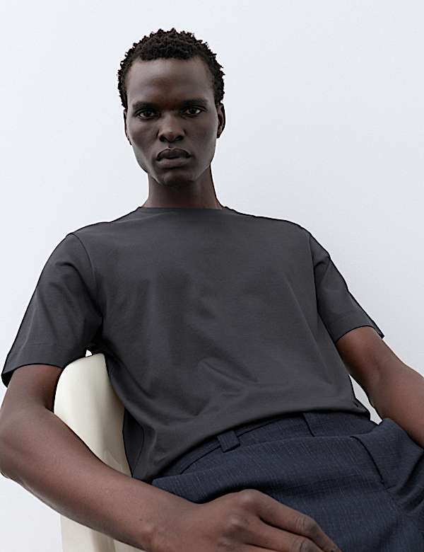 Pure Supima&reg; Cotton Performance Crew Neck T-shirt