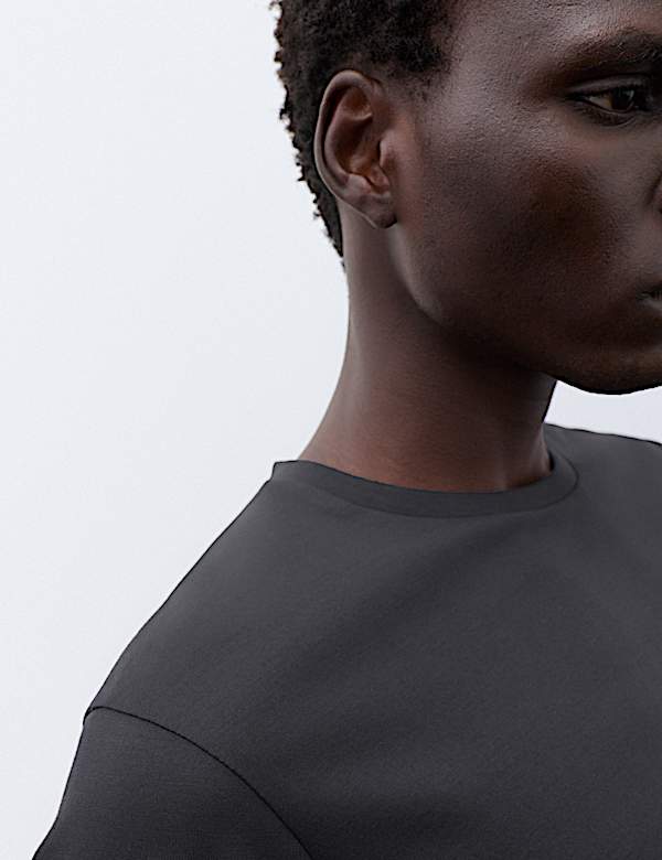 Pure Supima&reg; Cotton Performance Crew Neck T-shirt