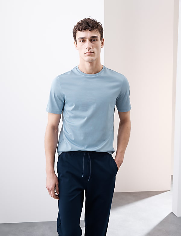 Pure Supima&reg; Cotton Performance Crew Neck T-shirt - US