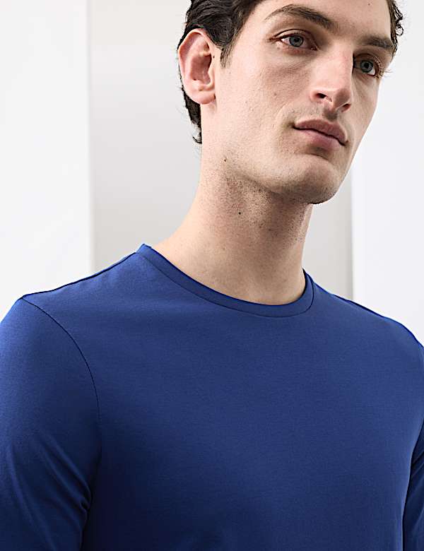 Pure Supima&reg; Cotton Performance Crew Neck T-shirt - CA