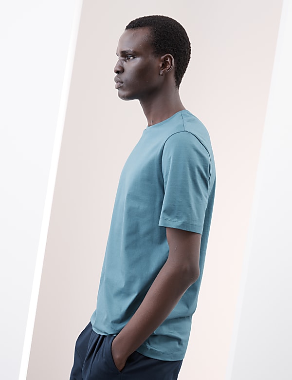 Pure Supima® Cotton Performance Crew Neck T-shirt