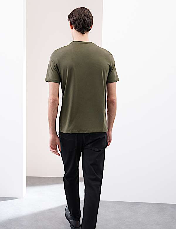 Pure Supima® Cotton Performance Crew Neck T-shirt