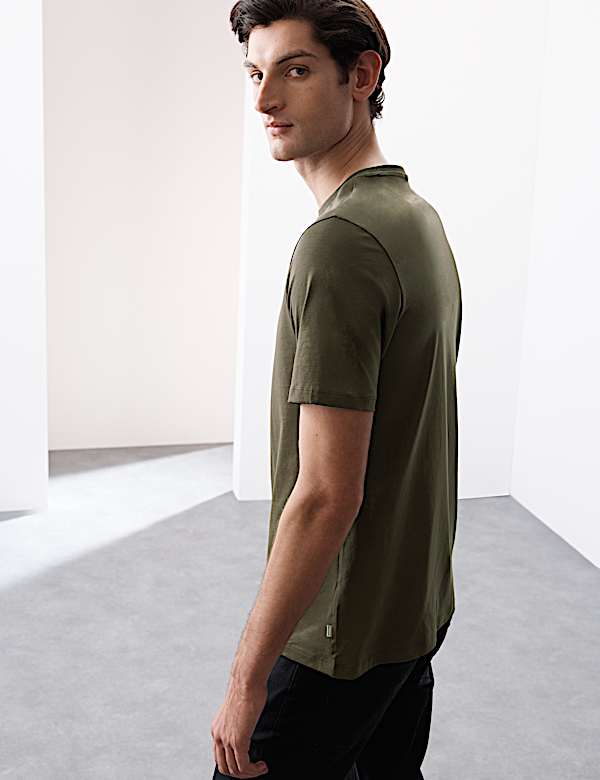 Pure Supima® Cotton Performance Crew Neck T-shirt