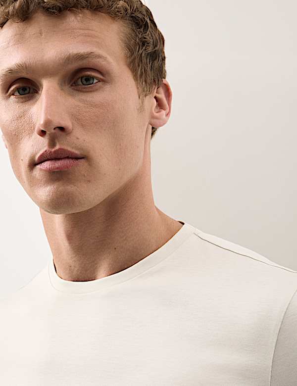 Pure Supima&reg; Cotton Performance Crew Neck T-shirt - US