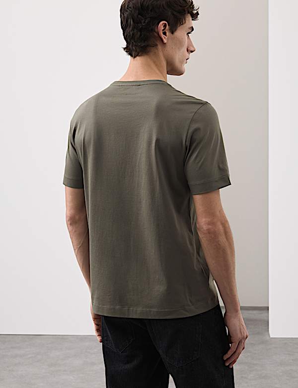 Pure Supima&reg; Cotton Performance Crew Neck T-shirt - US