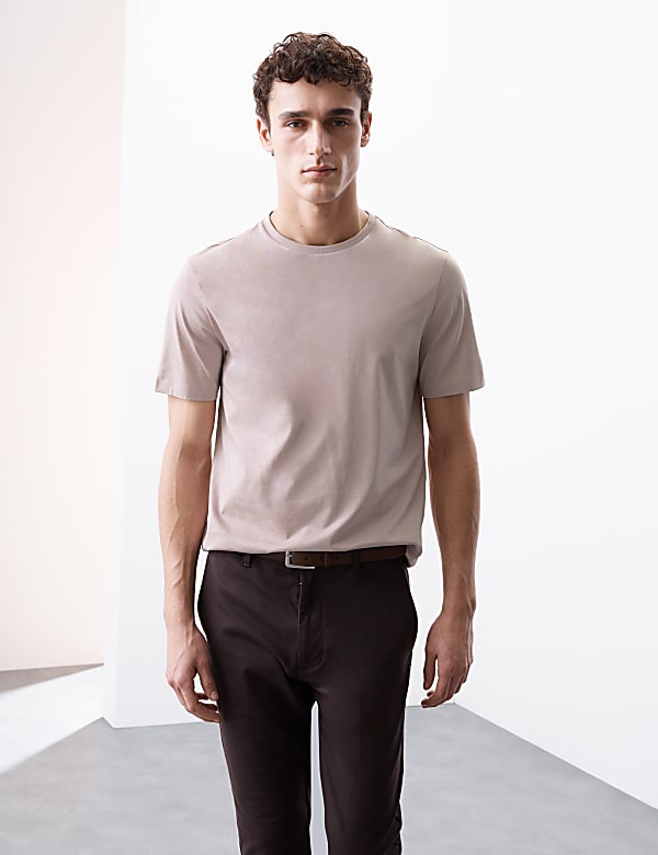 Pure Supima® Cotton Crew Neck T-shirt