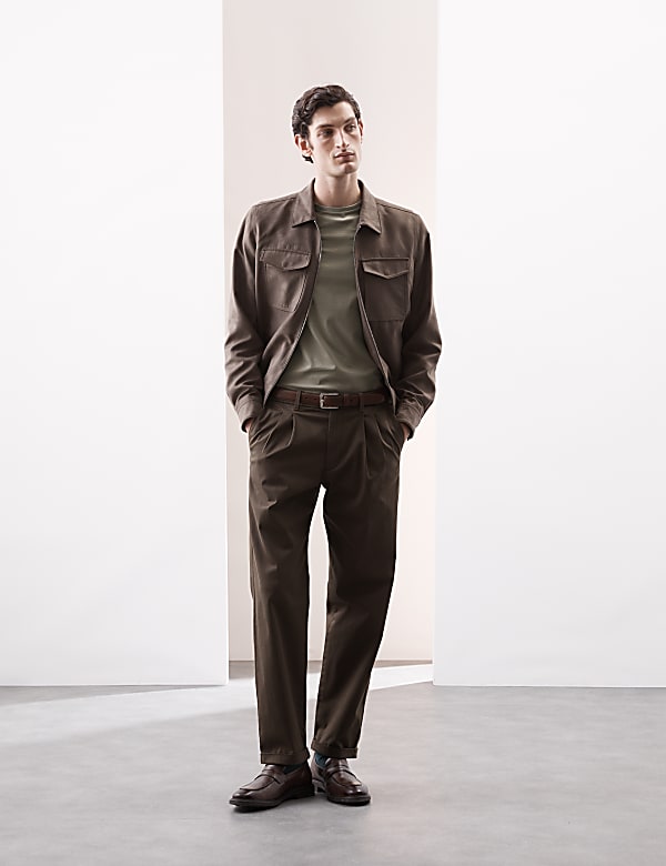 Pure Supima&reg; Cotton Performance Crew Neck T-shirt