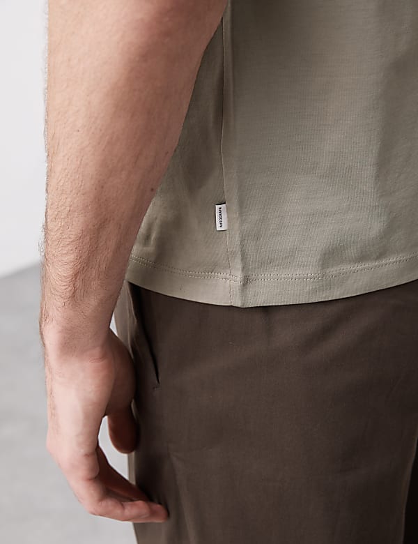 Pure Supima&reg; Cotton Performance Crew Neck T-shirt