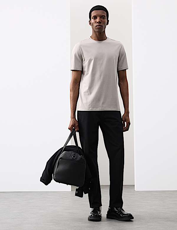 Pure Supima&reg; Cotton Performance Crew Neck T-shirt