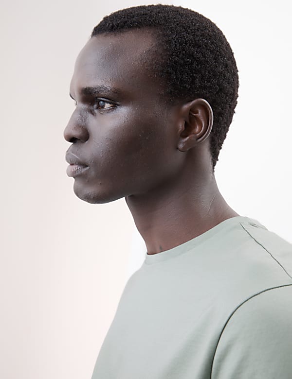 Pure Supima&reg; Cotton Performance Crew Neck T-shirt - US