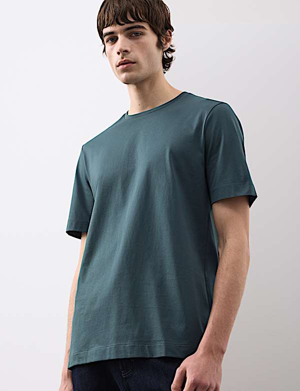 Pure Supima&reg; Cotton Performance Crew Neck T-shirt