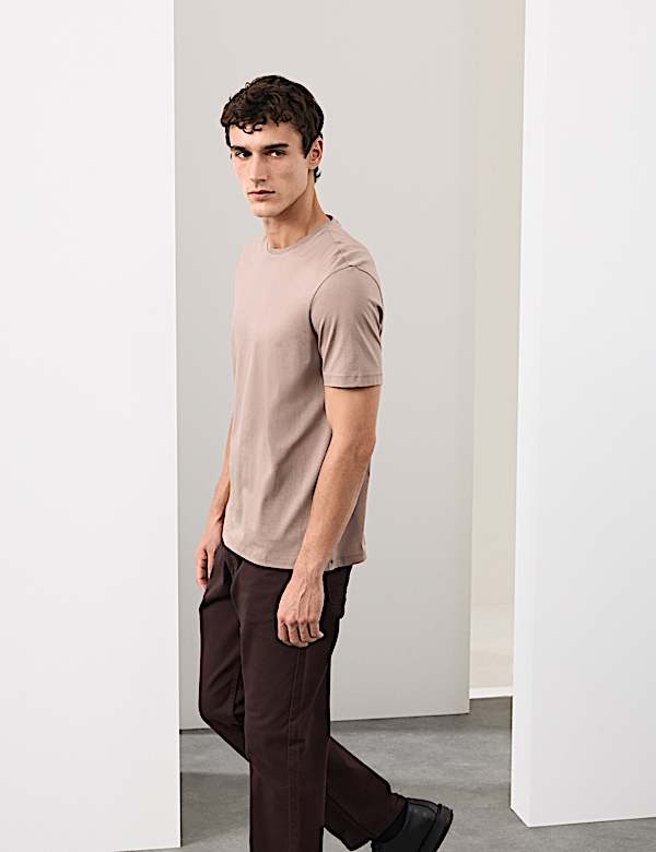 Pure Supima® Cotton Crew Neck T-shirt