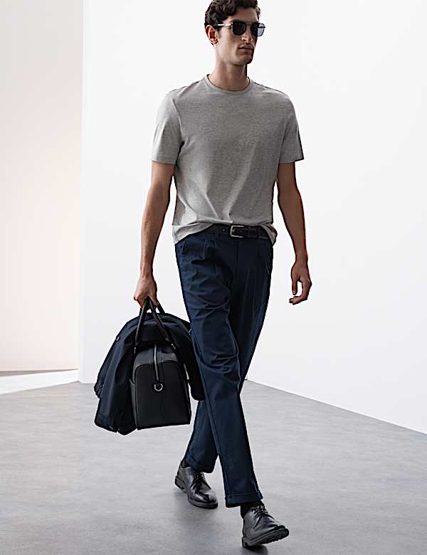 Pure Supima&reg; Cotton Performance Crew Neck T-shirt