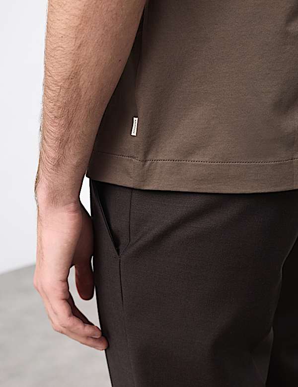 Pure Supima&reg; Cotton Performance Crew Neck T-shirt