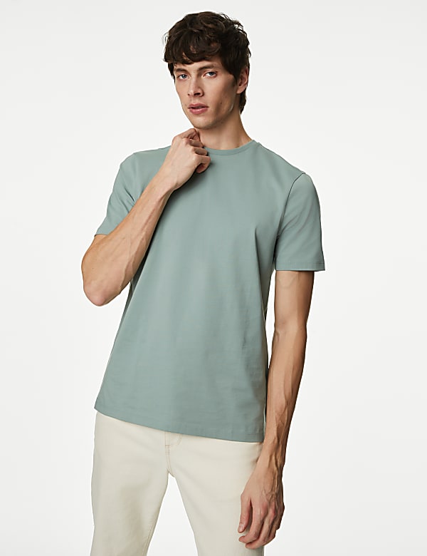 Pure Supima® Cotton Crew Neck T-shirt