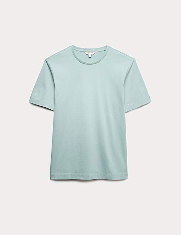 Pure Supima&reg; Cotton Performance Crew Neck T-shirt - US