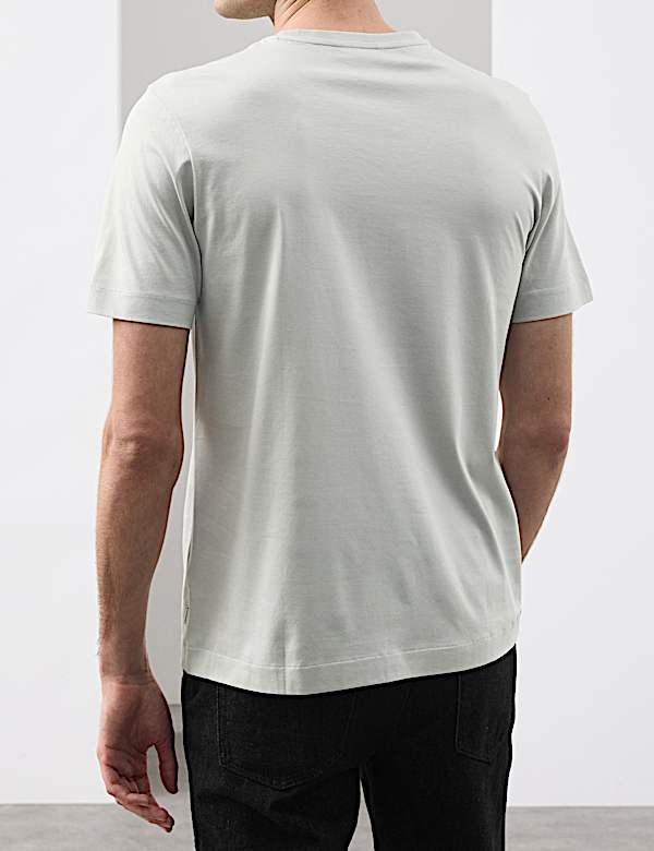 Pure Supima&reg; Cotton Performance Crew Neck T-shirt - DE