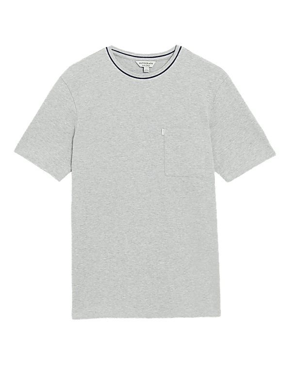 Pure Cotton Textured T-Shirt