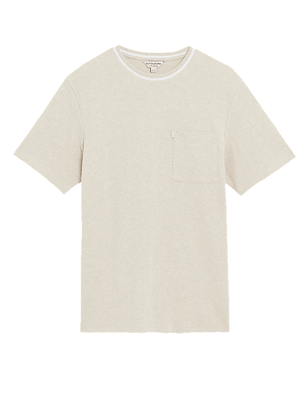 Pure Cotton Textured T-Shirt
