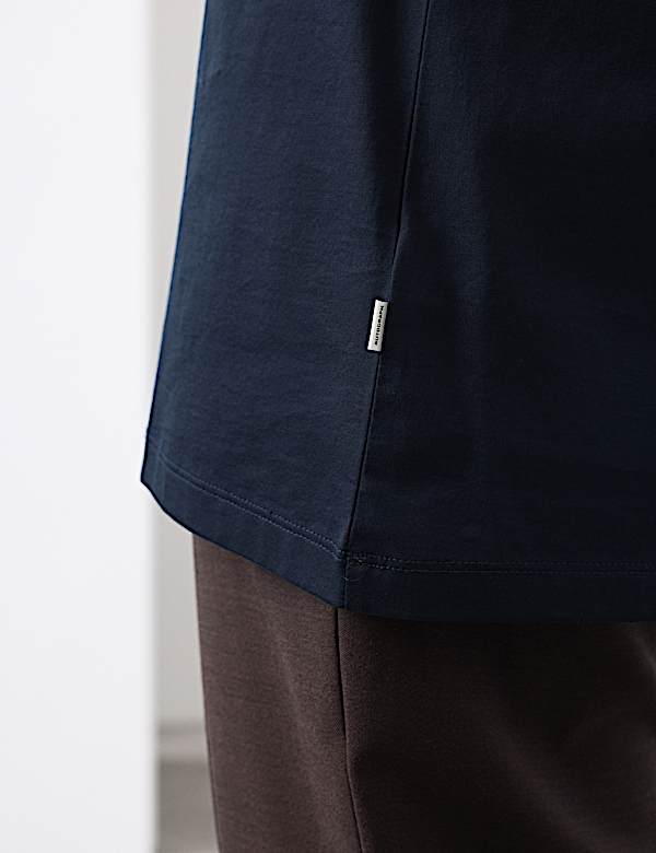 Pure Supima&reg; Cotton V-Neck T-Shirt - US