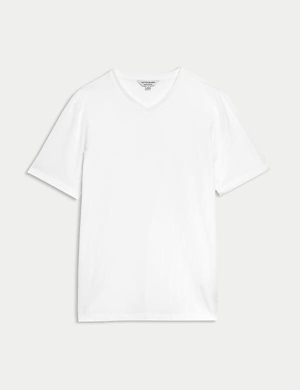 Pure Supima® Cotton V-Neck T-Shirt - TW