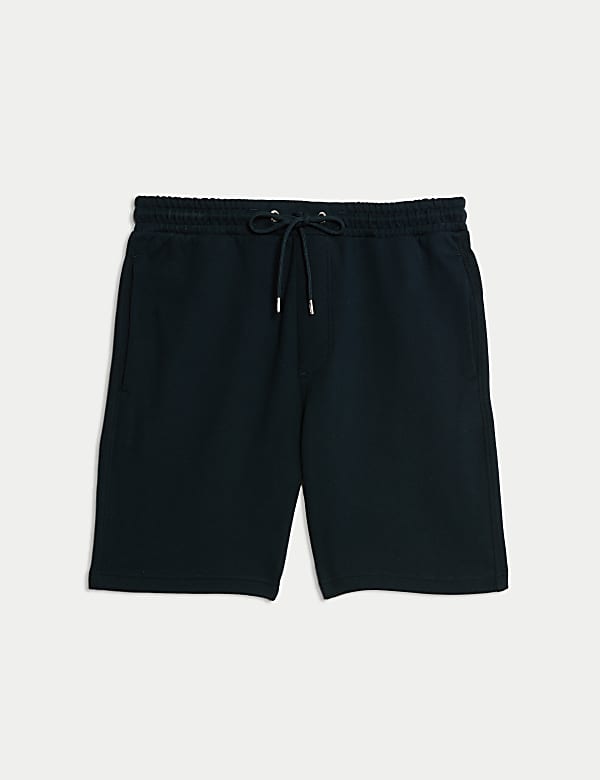 Jersey-Shorts mit Strukturmuster - AT