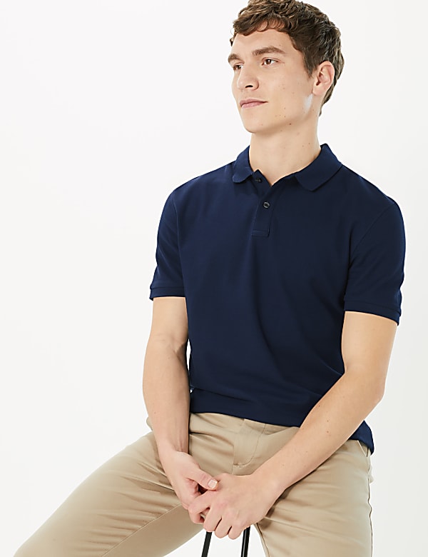 Slim Fit Cotton Polo Shirt
