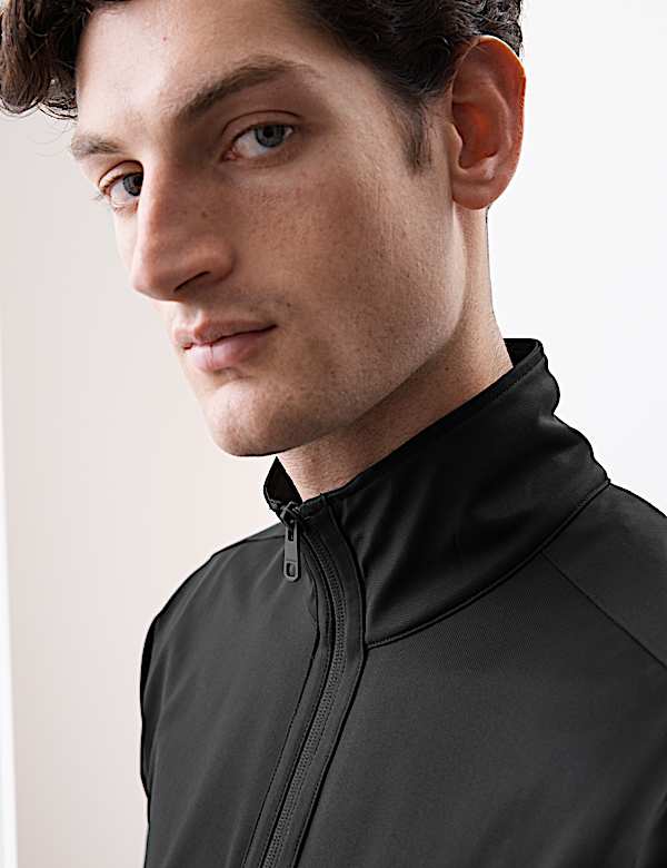 Funktions-Sweatshirt mit halblangem Reißverschluss - AT