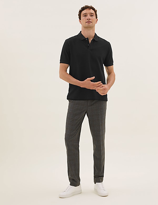 Pure Cotton Pique Polo Shirt
