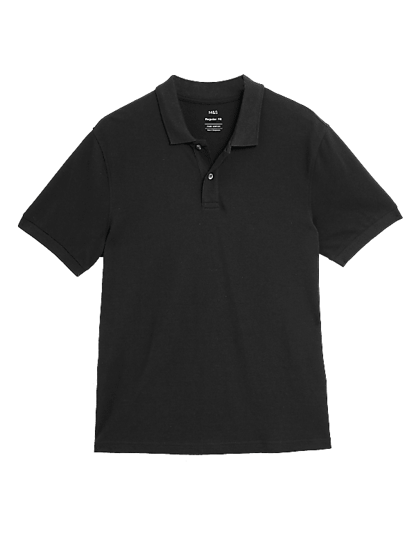 Pure Cotton Pique Polo Shirt