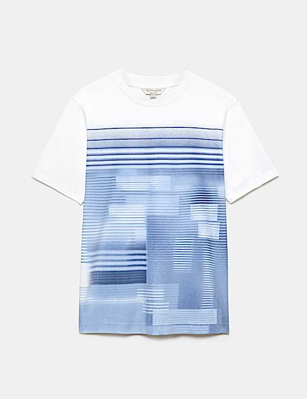 Kaus Oblong Katun Murni Regular Fit Bergambar - ID