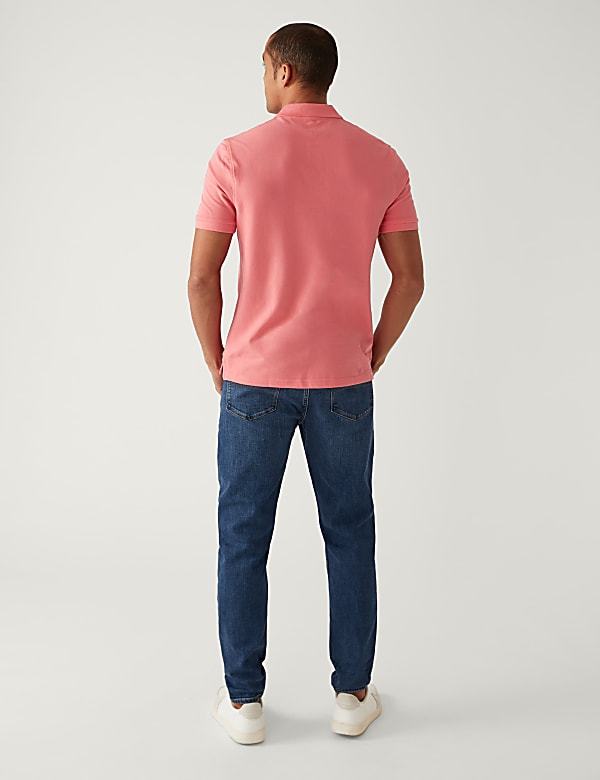 Pure Cotton Pique Regular Fit Polo Shirt