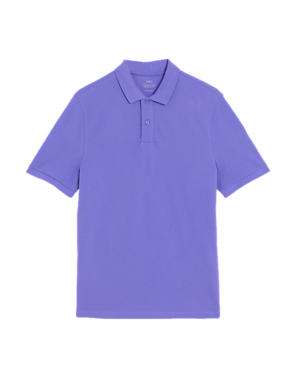 Pure Cotton Pique Regular Fit Polo Shirt
