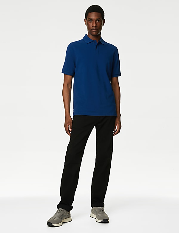 Pure Cotton Pique Regular Fit Polo Shirt