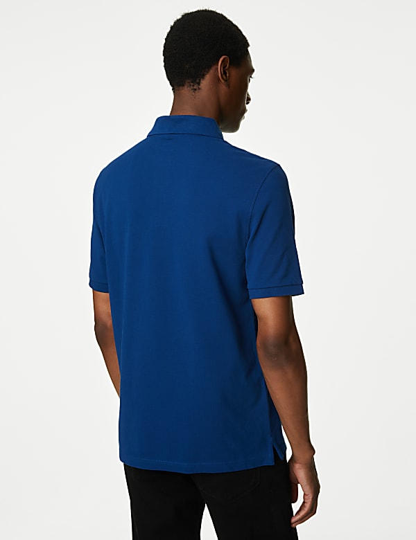 Pure Cotton Pique Regular Fit Polo Shirt