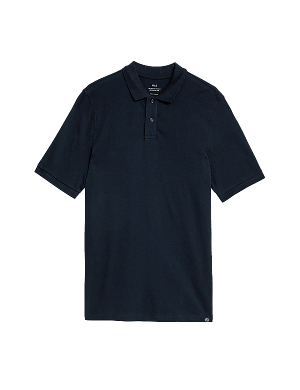 Pure Cotton Pique Regular Fit Polo Shirt